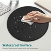 5-Pack Round Mouse Pads with Stitched Edge, Premium-Textured, Non-Slip, 8.7