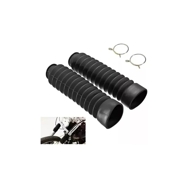2pcs Cubrepolvo Cubre Amortiguador Moto Para Honda Italika