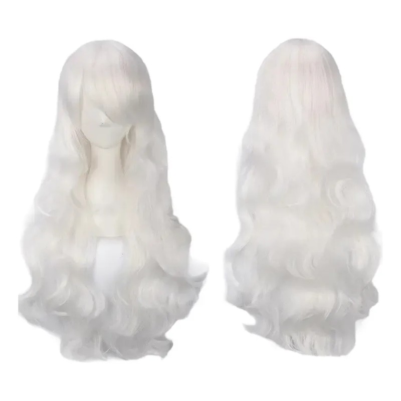 Pelucas De Mujer Multicolor Largas Onduladas Role Play