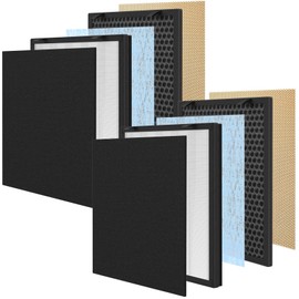 XBWW 2 Packs 718 630 Replacement Filter Compatible with Okaysou (OKSOU) Apollo 630 S630 / Apollo 718 Air Cleaner Purifier with 5 Stages Filtration of H13 True HEPA and Activated Carbon Filters