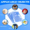 SNOMEL 100 Pieces Clear Shrink Wrap Bags Kit, 9.8" x