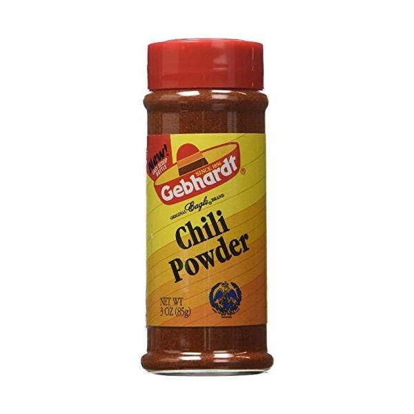 Gebhardt Chili Powder 3.0 OZ (Pack of 12)