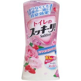 Sukki-ri! Earth Chemical Toilet Sukki-ri! Airy White Floral Scent, 13.5 fl oz (400 ml)