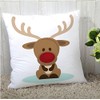the purple tree Polyester Blend Merry Christmas Cushion Cover (16x16