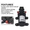12v Water Pressure Diaphragm Pump 4.3 L/min 1.1 GPM 35