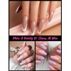 TOROKOM Nail Dual Forms for Poly Gel, 120P Quick Extension