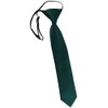 TigerTie Children's Tie in Plain - Tie Pre-Tied with Elastic
