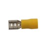 Connect 30211 9.5mm Female Push-On - Yellow (Pack of 100)