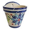 Spanish Wall Planter, Flower Pot, Planter, Wall Pocket 5.5""D