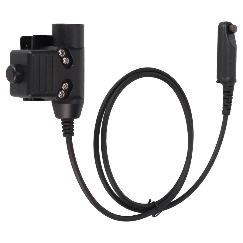 U94 PTT Adapter Cable 35.4in Walkie Talkie Headset Connector Cable