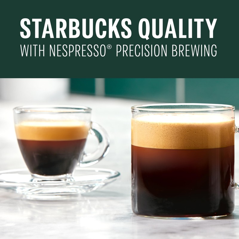 Starbucks by Nespresso Vertuo, Vanilla Flavored Coffee, 32-count Coffee Pods,