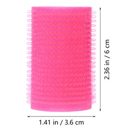 LALAFINA Sponge Rollers Overnight Hair Curlers 8 Pcs Sponge Hair Rollers Soft Foam Hair Styling Curlers Self Grip Salon Hair Dressing Curlers for Women Girls Blue Bangs Hair Roller Hair Roller Clips