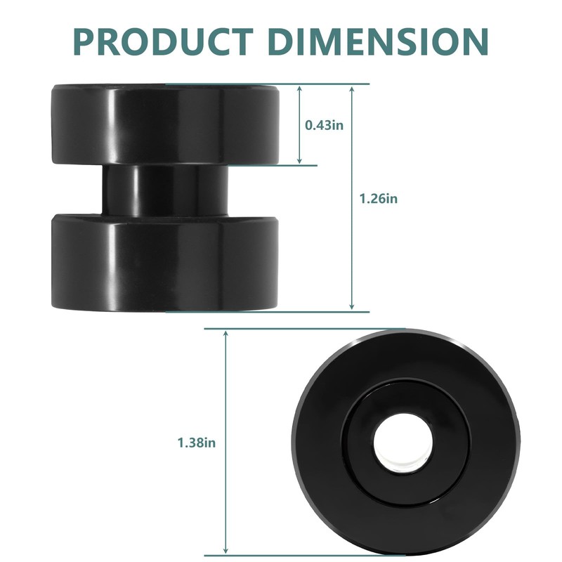 4 PCS Exhaust Bracket Bushings Fits for Peterbilt Polyurethane Bushing