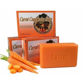 Savon De Beaute Carrot Complexion Soap - 3 Pcs.