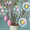 Niwieoi 2 PCS Easter Wreath,Easter Craft,Easter Crafts for Toddlers,Easter Decorations