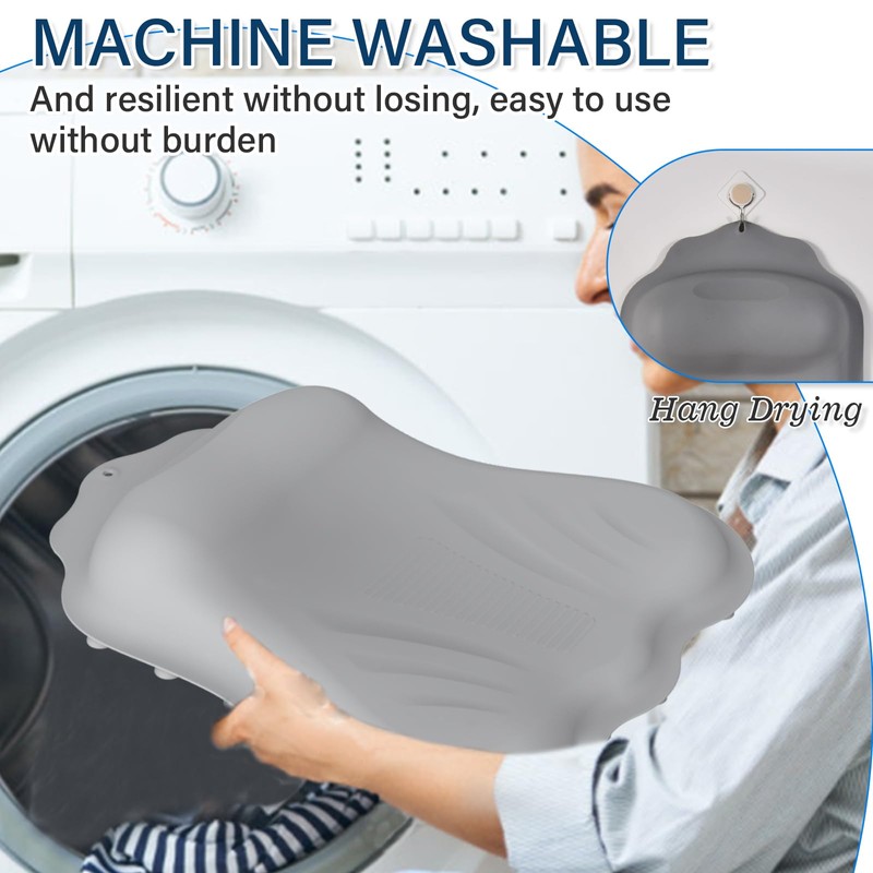 lomonmen Bath Pillow, Bath Pillow, Ergonomic Neck Pillow, Bathtub Mat
