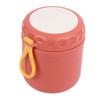 Insulated Food Container Jar Red 400ml Stainless Steel Leakage Proof