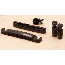 Wilkinson Wikinson Tune-o-matic ABR-1 bridge and Tailpiece combo, Black