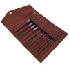 11pcs Artificial Fiber Brush Hair Wooden Handle Facial Makeup Brushes