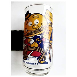 PLESIU Vintage Mayor McCheese 1977 Action Series Glass Tumbler