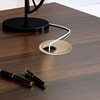 DuDuZui Desk Cable Grommets Bronze Computer Desk Metal Cable Hole,