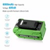 For GreenWorks 40V 6.0Ah 29472 40Volt Lithium Battery G-MAX Battery