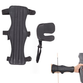 Forlush Archery Forearm Protection, Shooting Gloves Finger Protection, Archery Arm Guard, Adjustable for Archers, Shooting Enthusiasts and Beginners