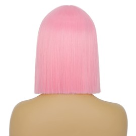 Peluca Recta (Rosa)