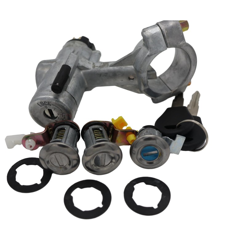 TTDYKX 4Pcs/Set Car Full Lock Cylinder Ignition Switch Starter Door