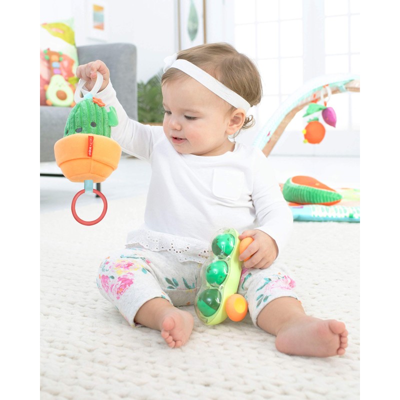 Skip Hop Baby Stroller Toy, Farmstand Grow & Play Jitter,
