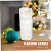 6piezas Jarrones De Vidrio Cilíndricos Transparentes para Decoración De Centros