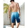 SILKWORLD Mens Swim Trunks with Compression Liner Quick Dry Bathing