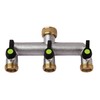 S&M s & m 550256 Triple 3 Way Valve 3/4 "x 3/4"
