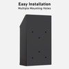 EIENHOSHI Metal Donation Box with Lock, Wall Mounted, Suggestion Box