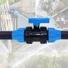AIMEKE 25 mm PE Pipe Ball Valve Plastic Clamp Connector