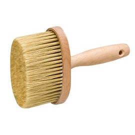 Colorus Premium Flächenstreicher Oval 130 x 60mm | Lasurbürste mit Chinaborsten | Malerbürste oval für Lasuren, Lacke, Wandfarben und Fassadenfarbe | Fassadenbürste Deckenbürste Tapezierbürste