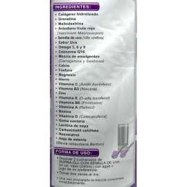Cll Colágeno Hidrolizado Uva 1.1 Kg Supra