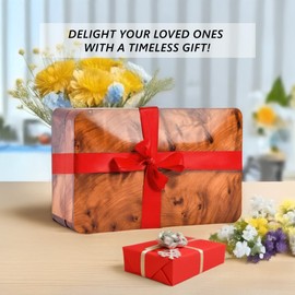 Medium Wood Box Hand Carved Wooden Multipurpose Keepsake Jewelry Decorative Art Storage Organizer, Jewelry Boxe, Coffee Table Decor, Farmhouse Decoration Delight (Medium)