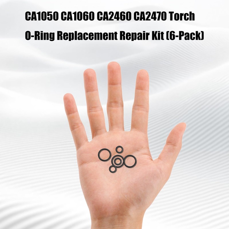 CA1050 CA1060 CA2460 CA2470 Torch O-Ring Replacement Repair Kit (6-Pack)