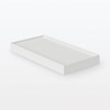 MUJI 02553111 Polypropylene File Box Lid with Casters, White Gray,