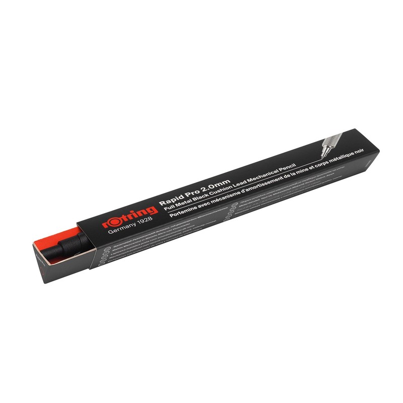 rOtring 1904260 Rapid PRO Mechanical Pencil, 2 mm, Matte Black