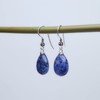 Edelstein Perle Ohrringe für Frauen - Teardrop Form Edelstein und