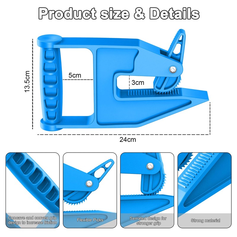 Pair of Mat Movers Tool - Mat Grippers - Heavy