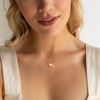Gold Initial S Heart Necklace Dainty Letter Heart Pendant Necklace