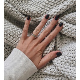 Aprilery Silver Plated Rings, Gold and Silver Rings Cable, Two Tone Knot Fashion Statement Ring Cocktail Jewelry for Women Girls Gifts (Knot 1, 7)