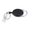 Retractable Key with Nylon Rope Keyring Belt Clip Key Chain