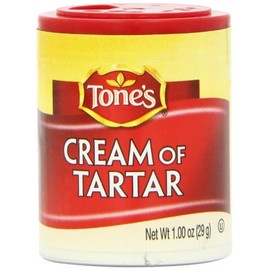 Tone's Mini's Cream of Tartar, 1.00 Ounce (Pack of 6)