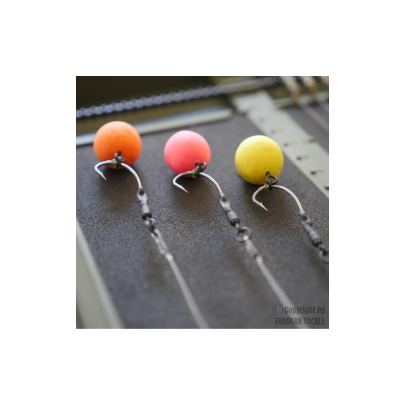 EUROKAN TACKLE 3 x Ronnie Rigs with BOOM - Ready