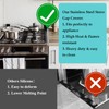 Vikarland Stainless Steel Stove Gap Covers Retractable Filler Guards Range