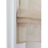 1 tenda a pacchetto con ganci a U, colore bianco,